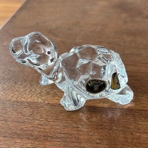 Bohemia Crystal Turtle Figurine
